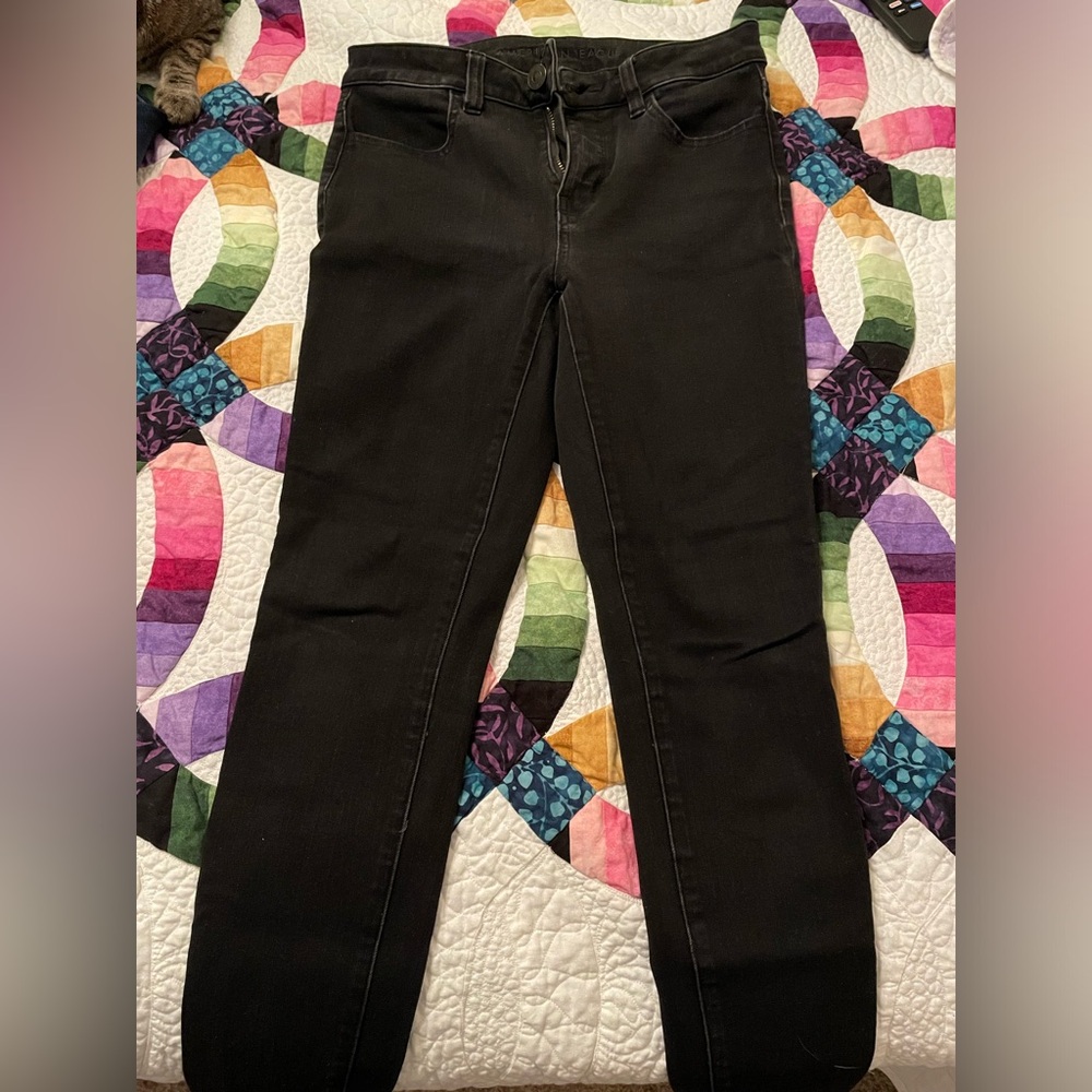 Anerican Eagle Black Jegging